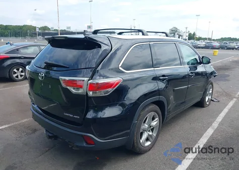 2016 Toyota Highlander Limited V6 from USA, damaged, VIN 5TDDKRFH7GS234009